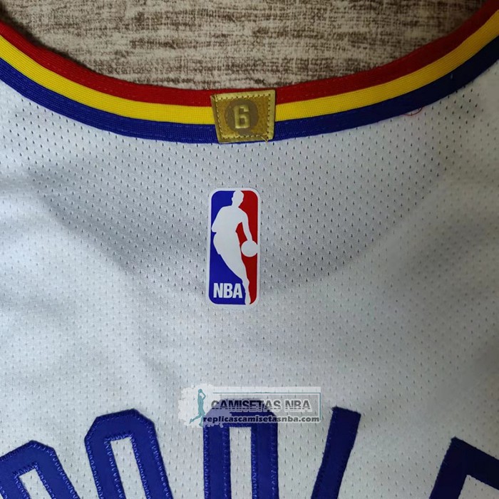 Camiseta Golden State Warriors Jordan Poole NO 3 Classic Autentico Blanco